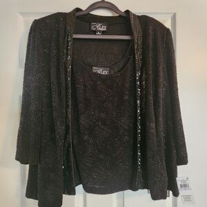 Women's evening twin set